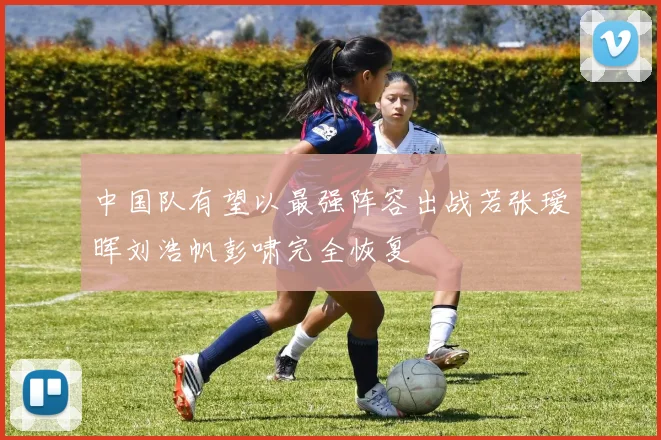中国队有望以最强阵容出战若张瑷晖刘浩帆彭啸完全恢复